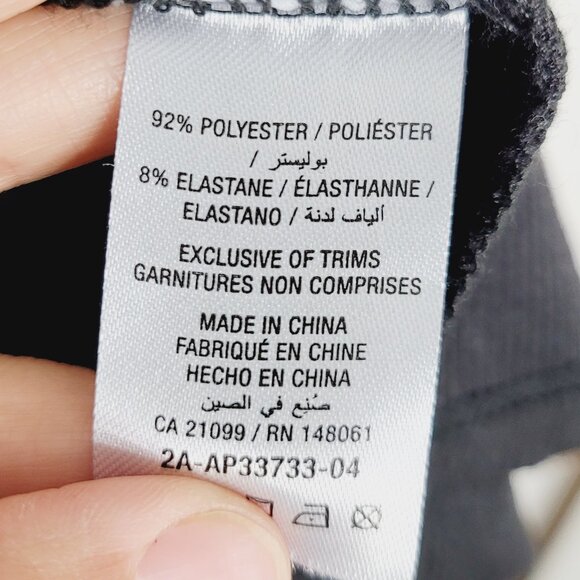 ๐ธ XS Ardene Charcoal Midi Wrap Dress๐ธ - Picture 6 of 9